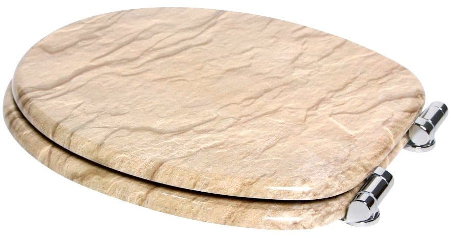 Sanilo WC-Sitz Sand Stone | Braun