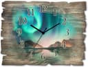 Artland Wanduhr Auroraborialis | Holztöne