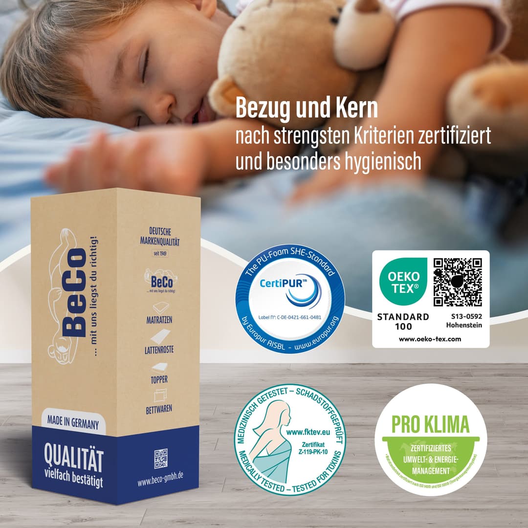 Kindermatratze BeCo Kaja | Weiß