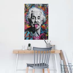 Reinders! Poster Einstein Tongue | Mehrfarbig