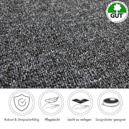 Andiamo Teppichboden Luton | Grau