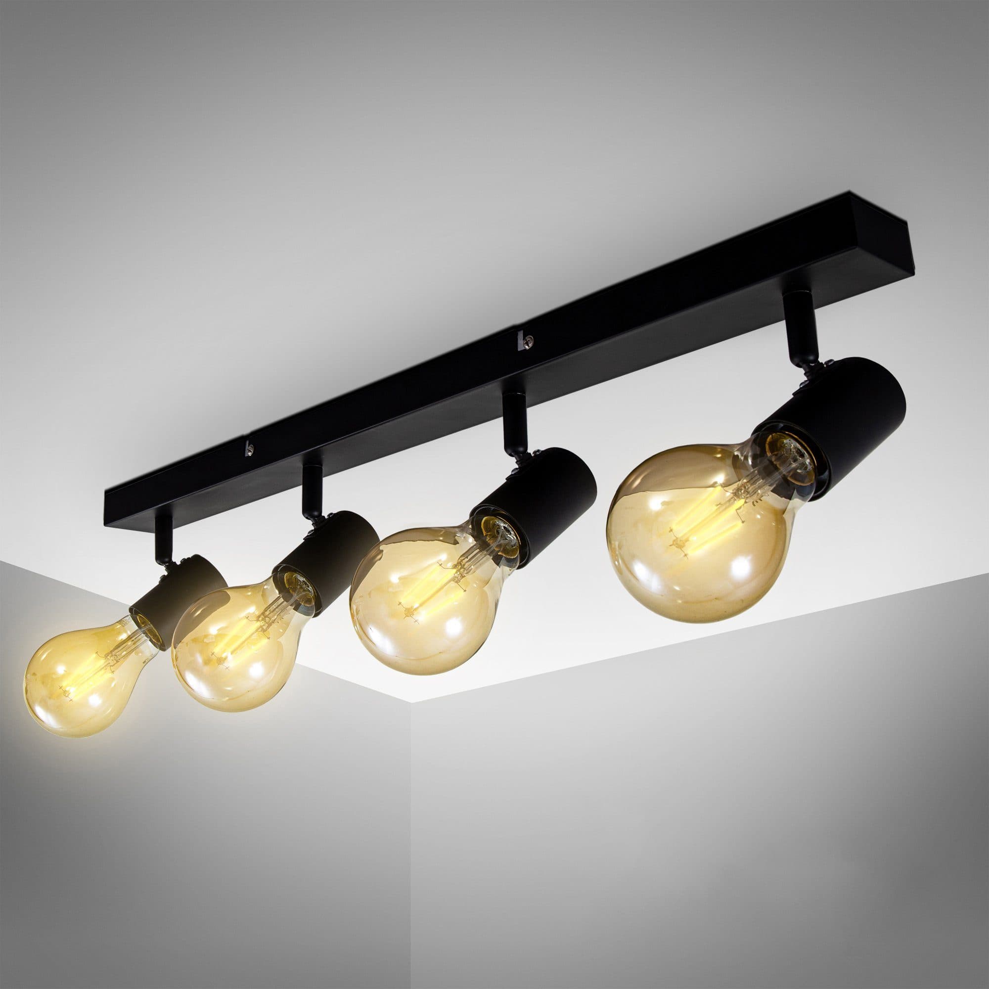 B.K.Licht LED Deckenspots | Schwarz