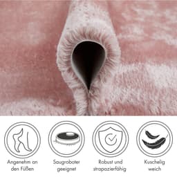 Andiamo Fellteppich | Rosa