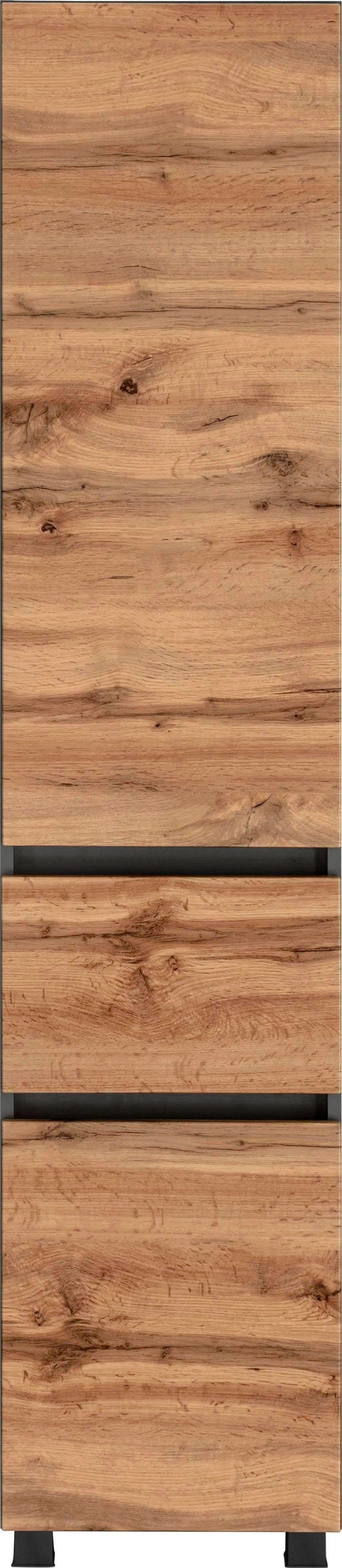 welltime Hochschrank Lucca | Holztöne