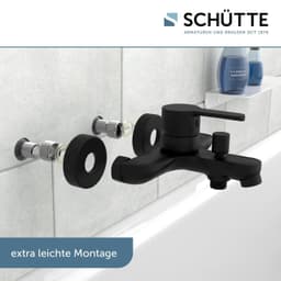 Schütte Wannenarmatur DENVER | Schwarz