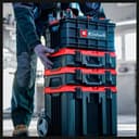 Einhell Werkzeugbox Systemkoffer E-Case | Schwarz 5