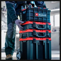Einhell Werkzeugbox Systemkoffer E-Case | Schwarz