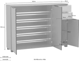 Schildmeyer Schuhschrank Alexa | Schwarz