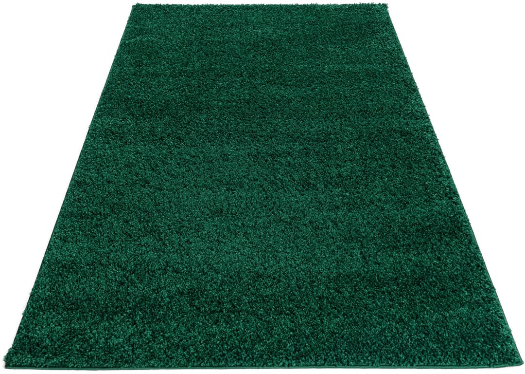 Bruno Banani Shaggy Soft Hochflor-Teppich | Grün