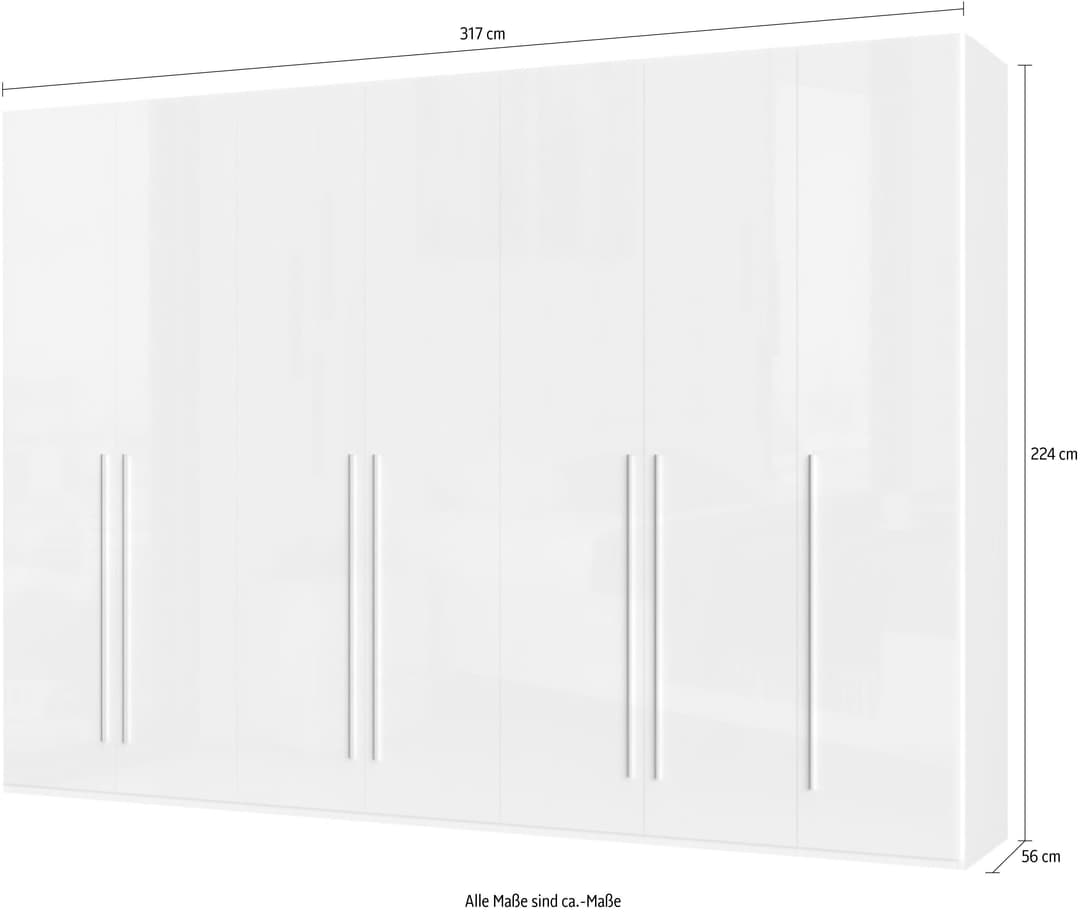 OTTO home Kleiderschrank Piano | Weiß