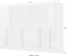 OTTO home Kleiderschrank Piano | Weiß