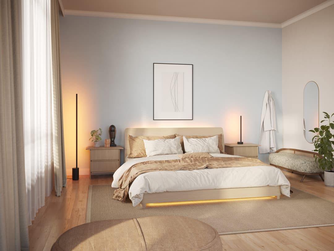 Philips Hue Gradient Signe Stehleuchte Bundle | Schwarz
