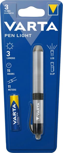 VARTA Pen Light Taschenlampe | Silber