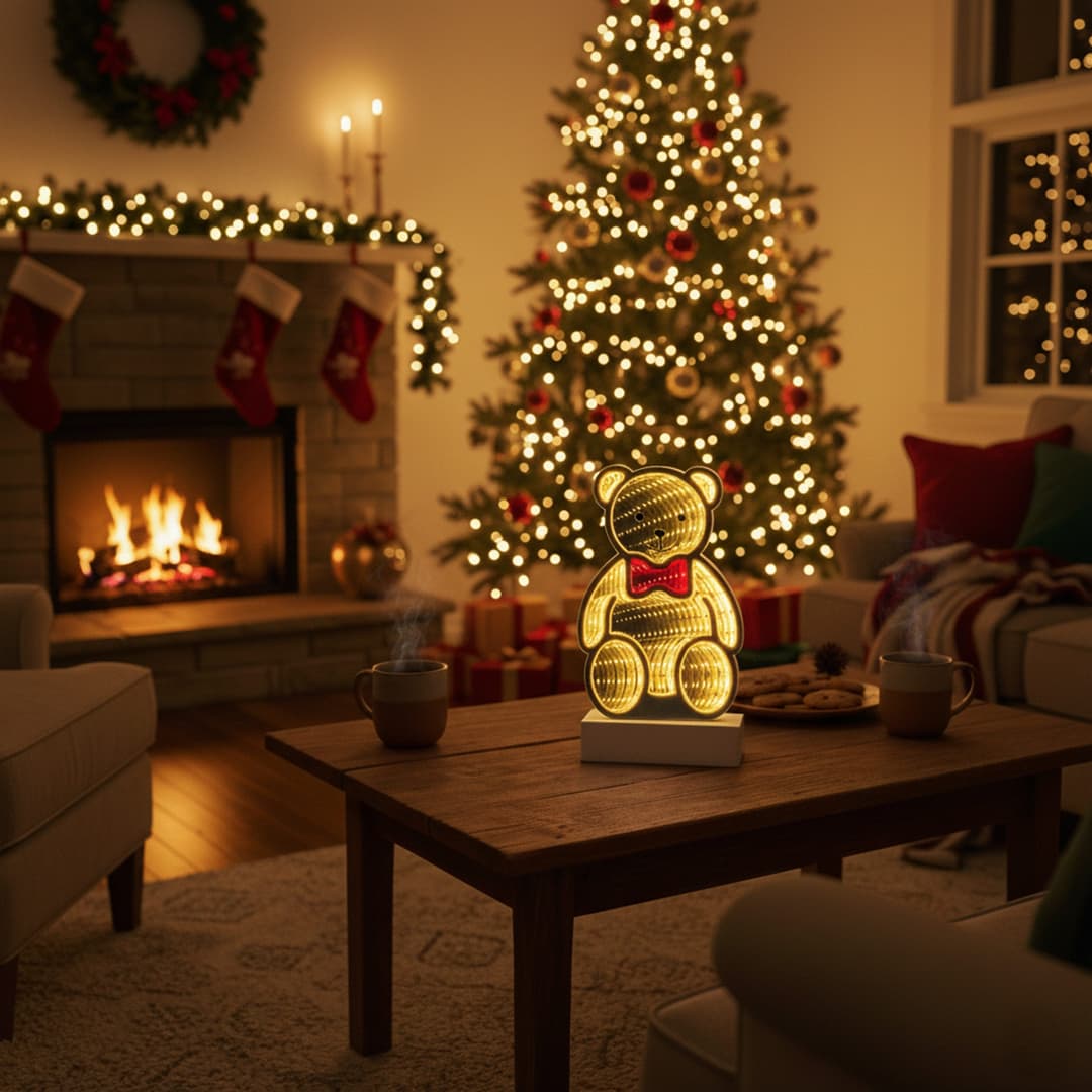 OTTO home LED Dekolicht Evaya Teddybär | Mehrfarbig