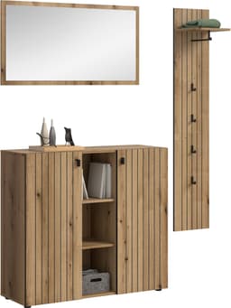 Home affaire Garderoben-Set TATIO | Holztöne