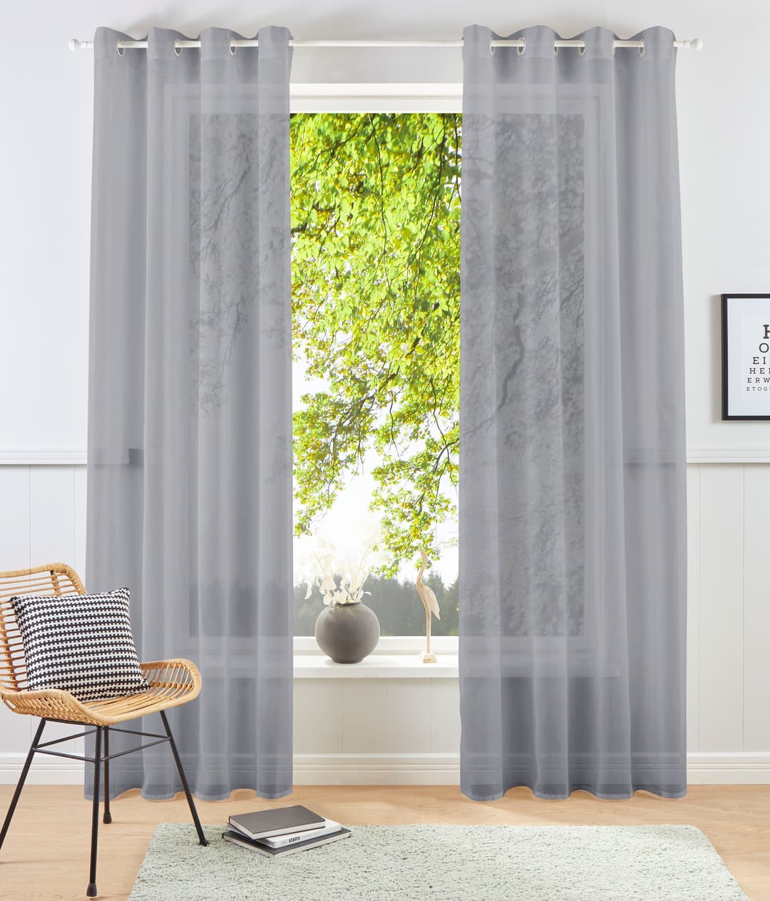 OTTO home Gardine XANA | Grau