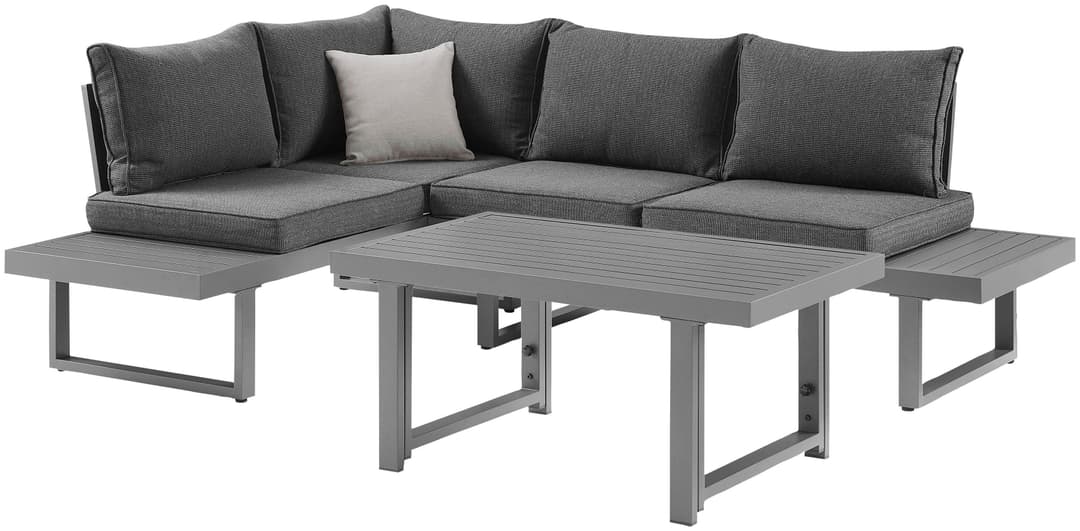KONIFERA Gartenlounge-Set Hamburg | Grau