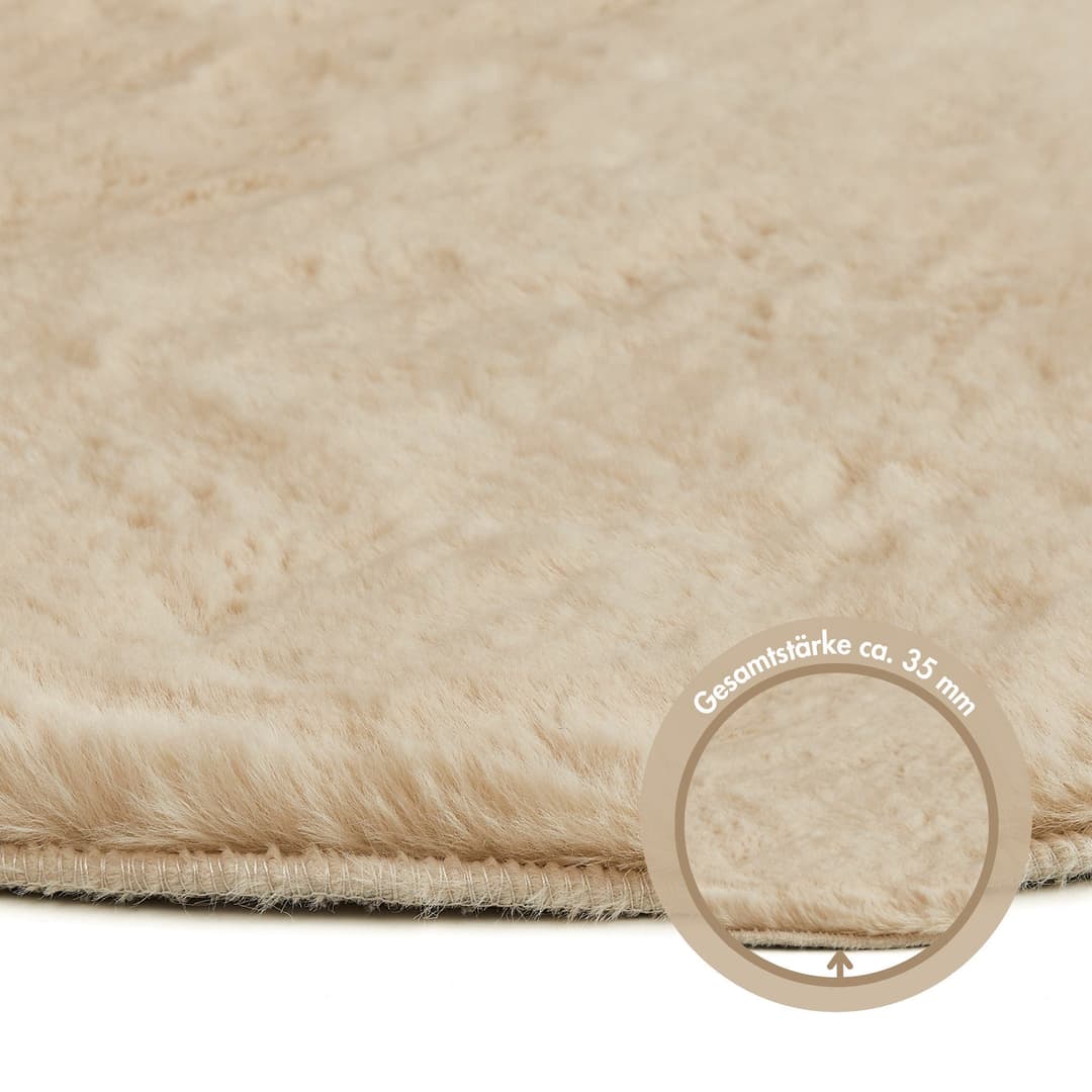 LUXOR living Fellteppich Novara | Beige