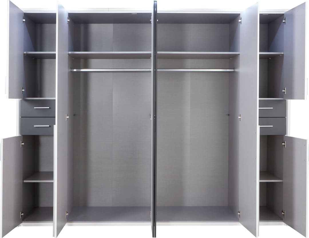 Wimex Drehtürenschrank Vegas | Weiß