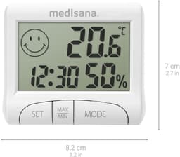 medisana HG 100 Innenwetterstation | Weiß