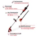 Einhell Garten-Multifunktionsgerät GE-HC 18 Li T Kit | Mehrfarbig 2