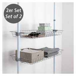WENKO Organizer Modell Herkules (Set, 2 St) | Grau