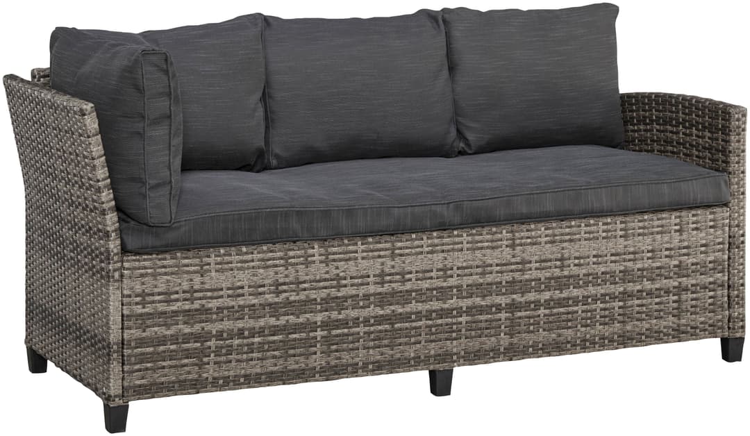 KONIFERA Gartenlounge-Set Rotterdam | Grau