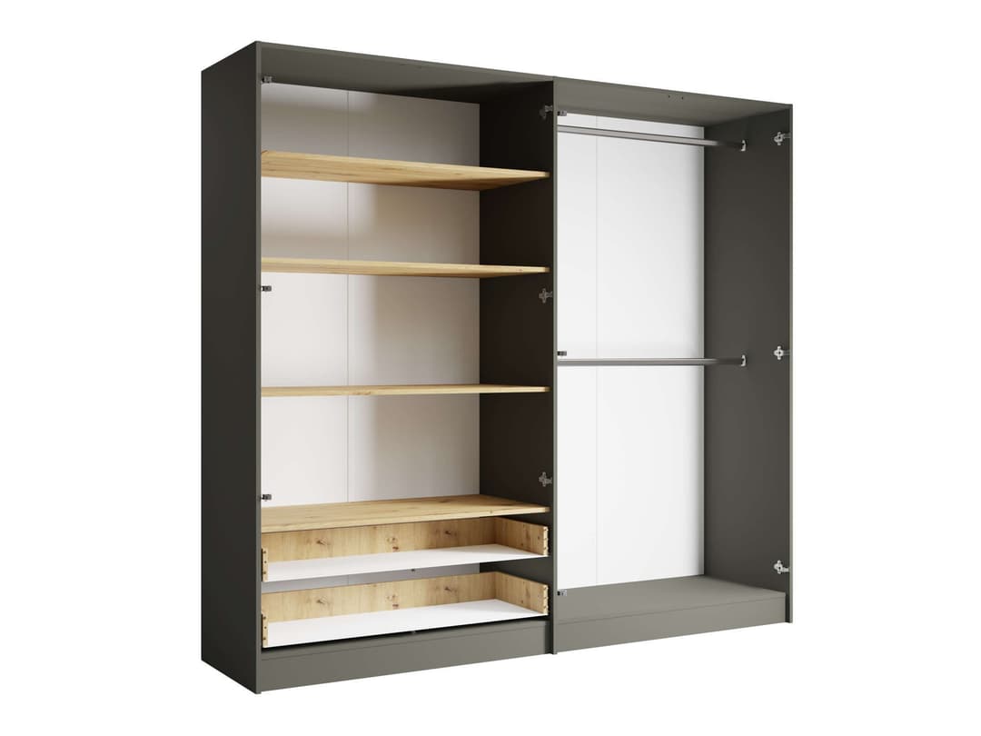 Home affaire Kleiderschrank Loreto | Grau