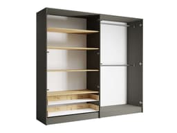 Home affaire Kleiderschrank Loreto | Grau