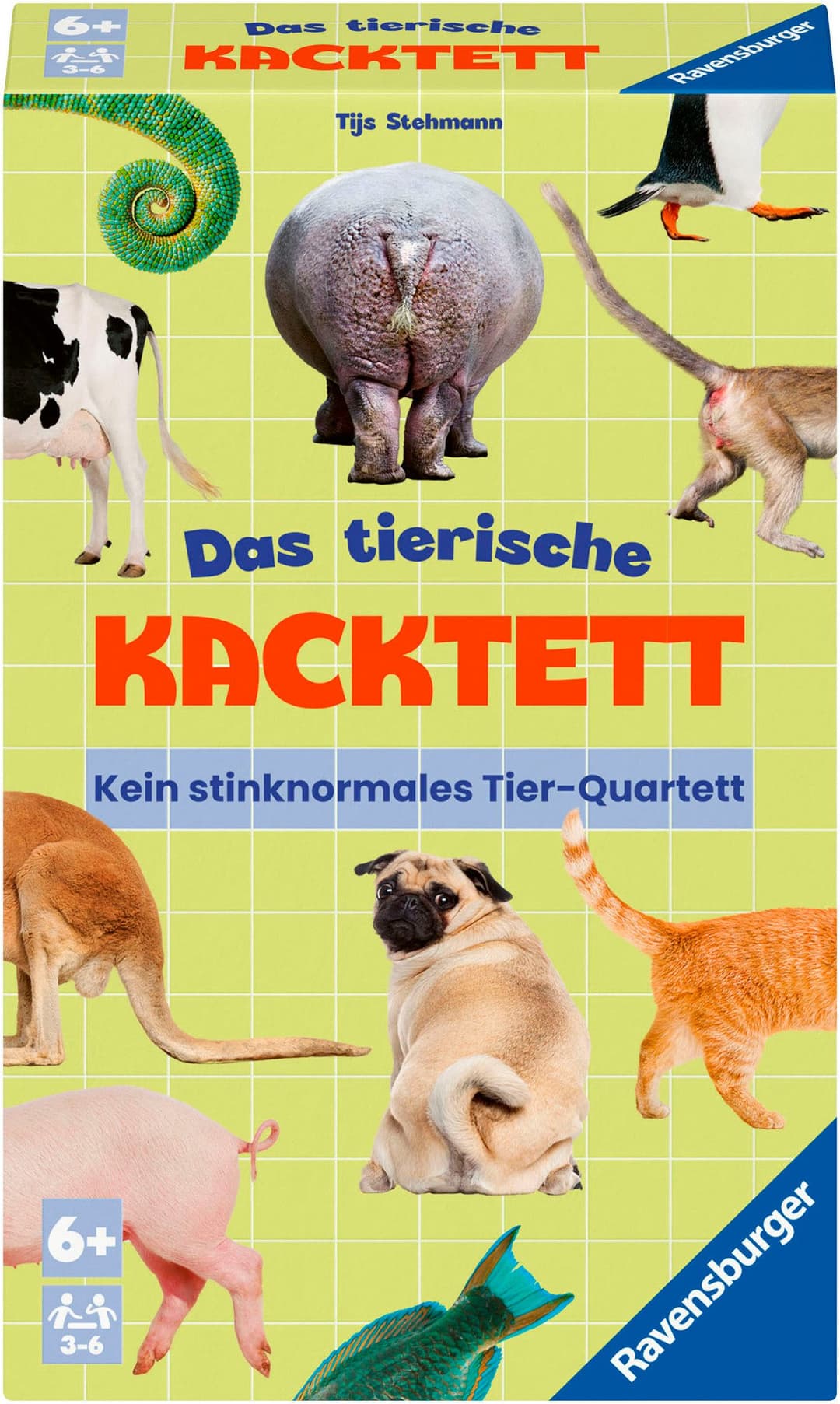 Ravensburger Spiel Das tierische Kacktett | Mehrfarbig