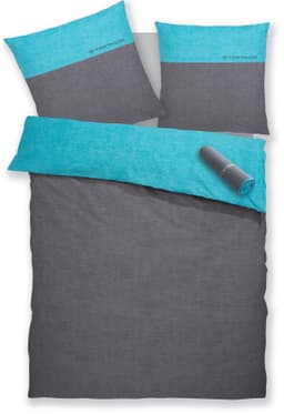 TOM TAILOR HOME Henry Biber Bettwäsche | Türkis