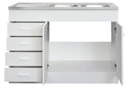 KOCHSTATION Spülenschrank KS-Elster | Holztöne