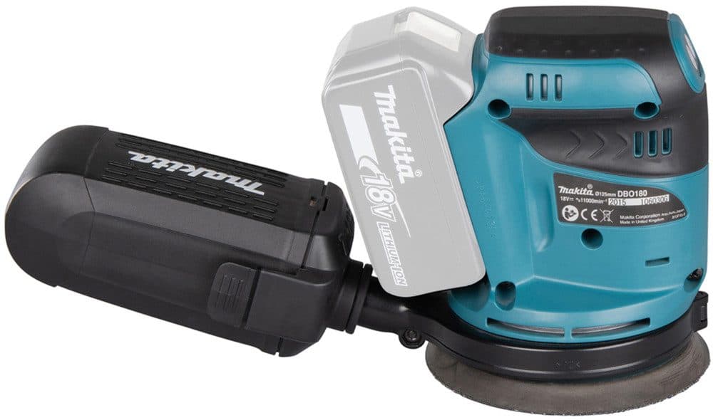 Makita Akku-Exzenterschleifer DBO180Z | Blau