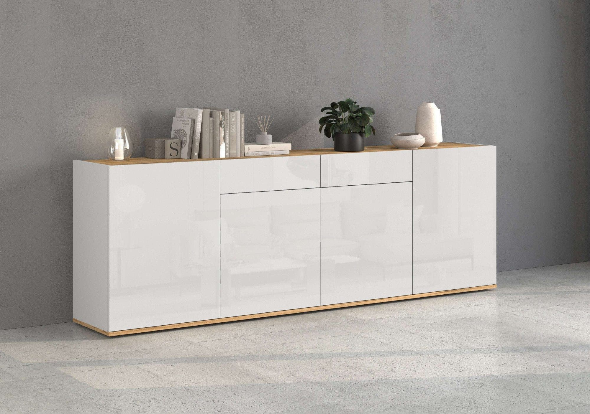 OTTO home Sideboard GARDA | Weiß
