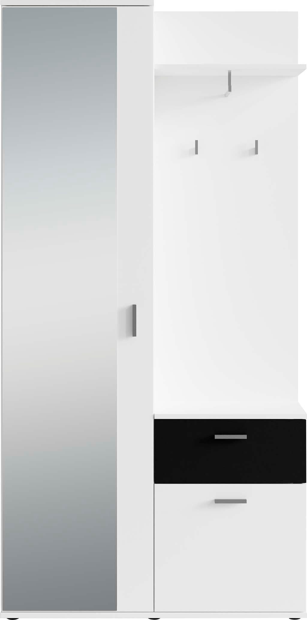 byLIVING Kompaktgarderobe Jakob | Weiß