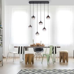 JUST LIGHT Pendelleuchte ZEA | Schwarz
