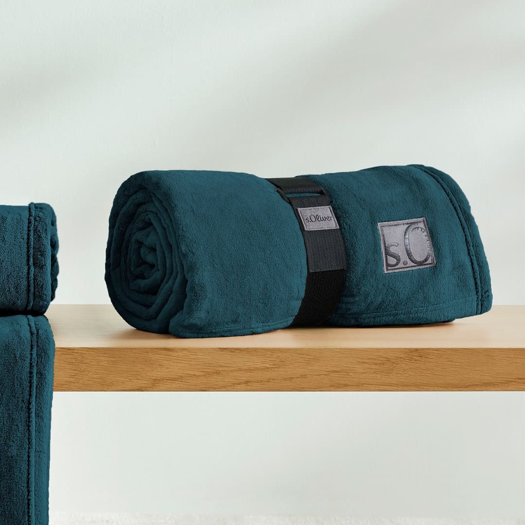 Wohndecke Kuschelsoft | Türkis