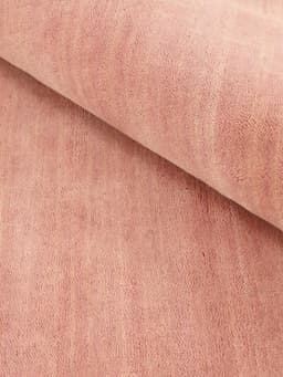 carpetfine Wollteppich Gabbeh Uni | Rosa