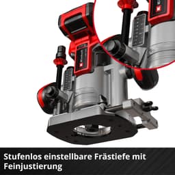 Einhell Akku-Fräse TP-RO 18 Set Li BL - Solo | Mehrfarbig