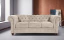 Home affaire Chesterfield-Sofa 3-Sitzer | Beige 4
