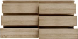 FORTE Kommode Edmore | Holztöne