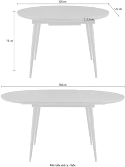 Duo Collection Esstisch Ausziehtisch Frida | Holztöne