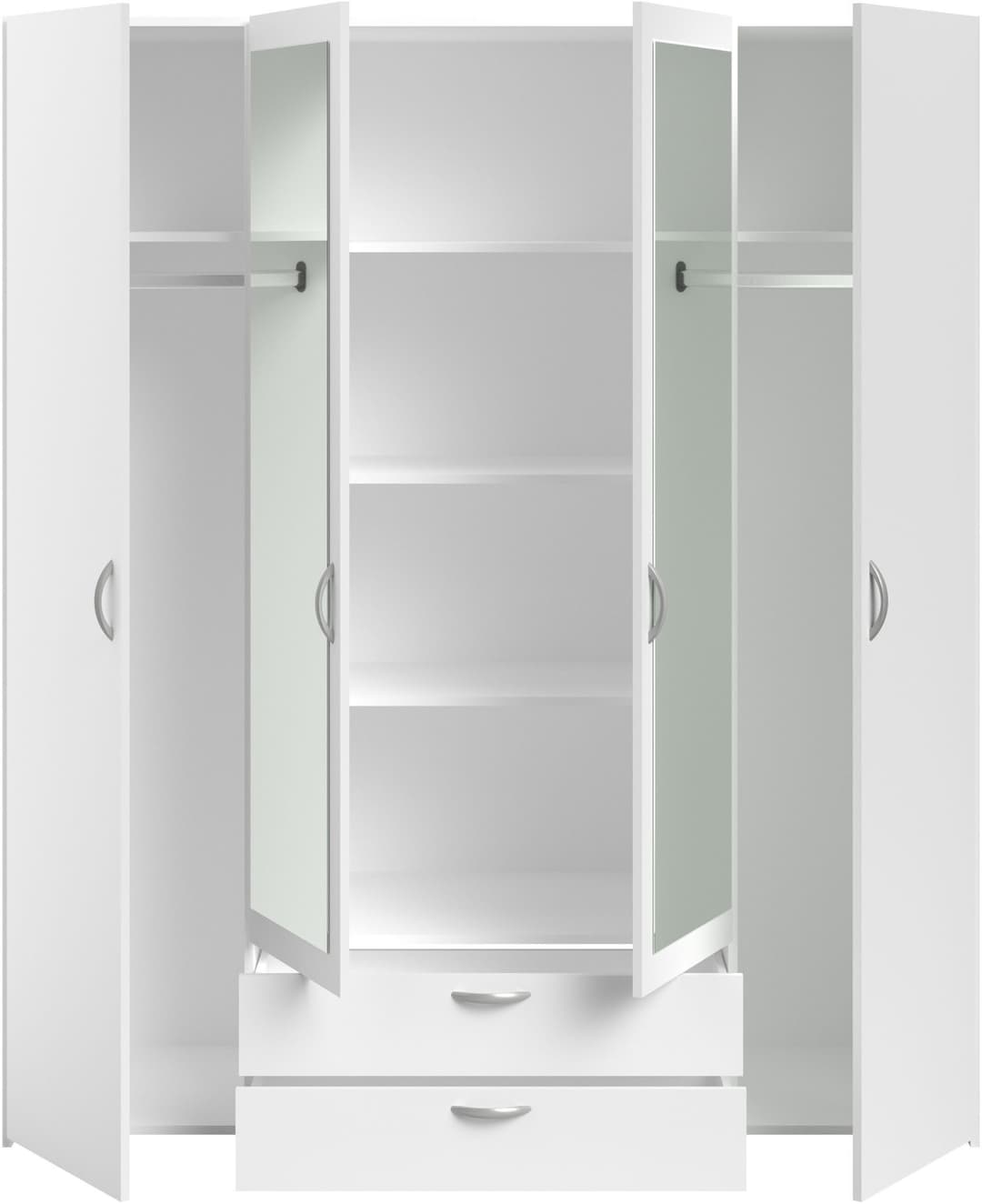 Parisot Kleiderschrank Daily | Weiß