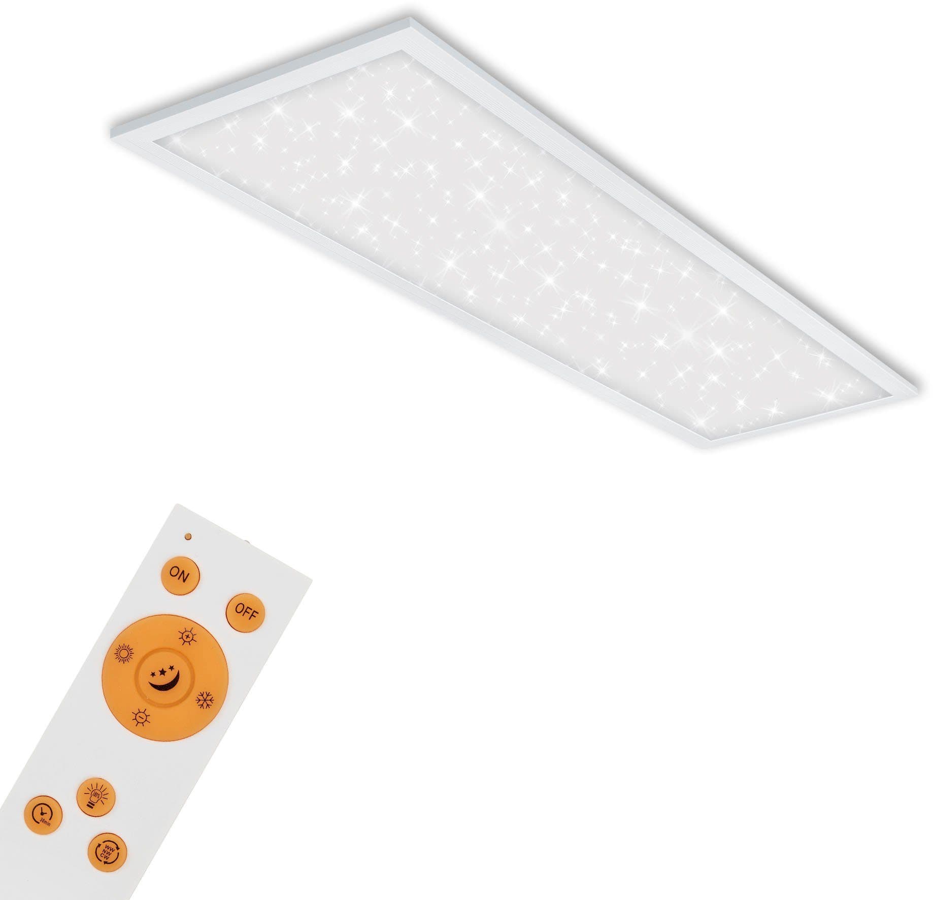 Briloner Leuchten LED Panel 7308016 PALLAS | Weiß