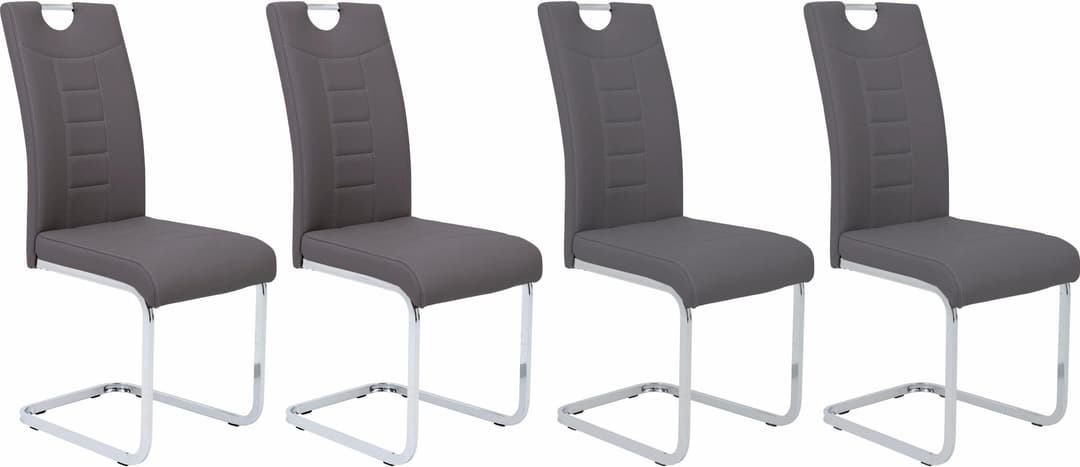 Hela Ruby Freischwinger Stühle | Grau