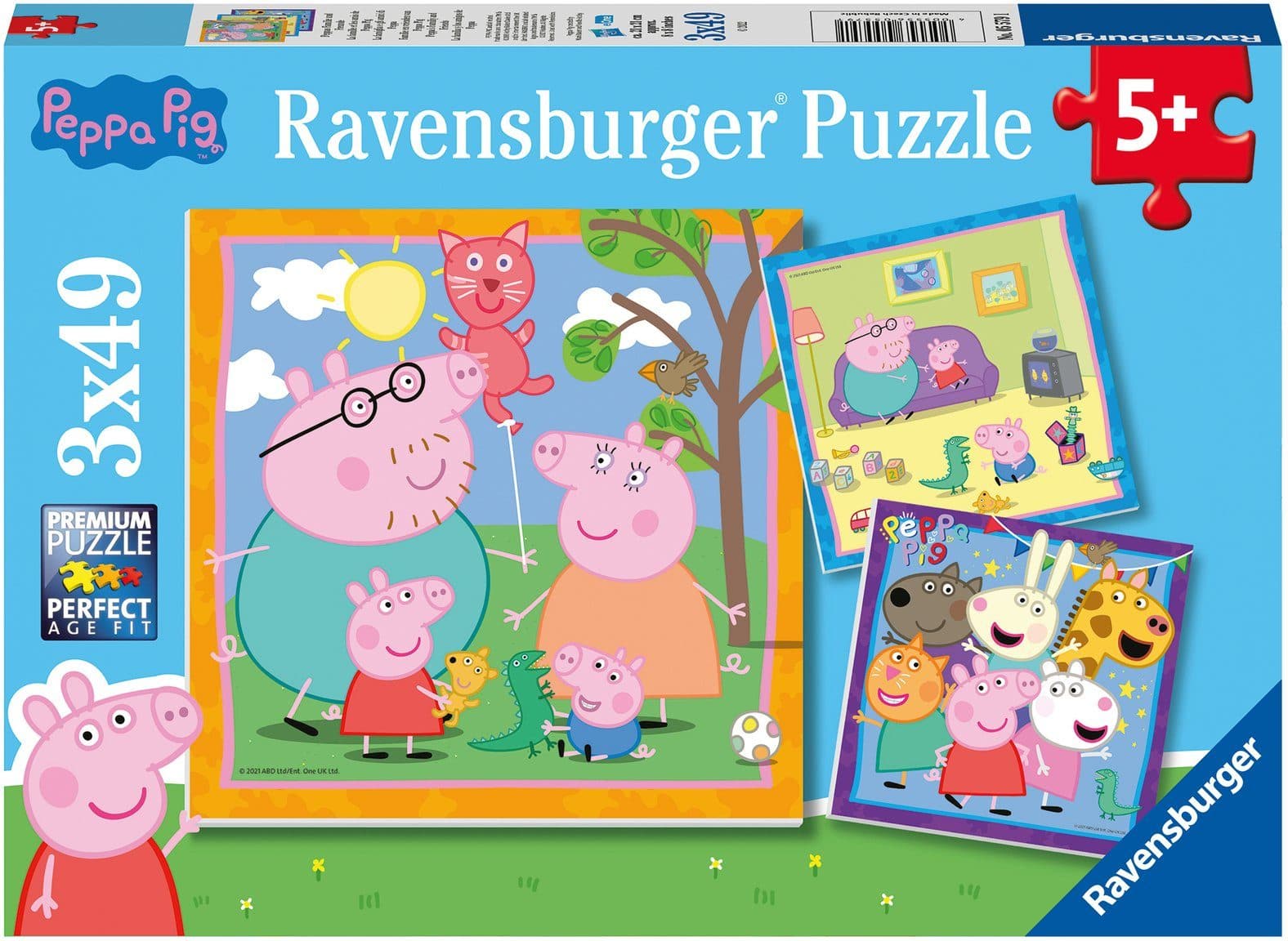 Ravensburger Puzzle Peppas Familie und Freunde | Mehrfarbig