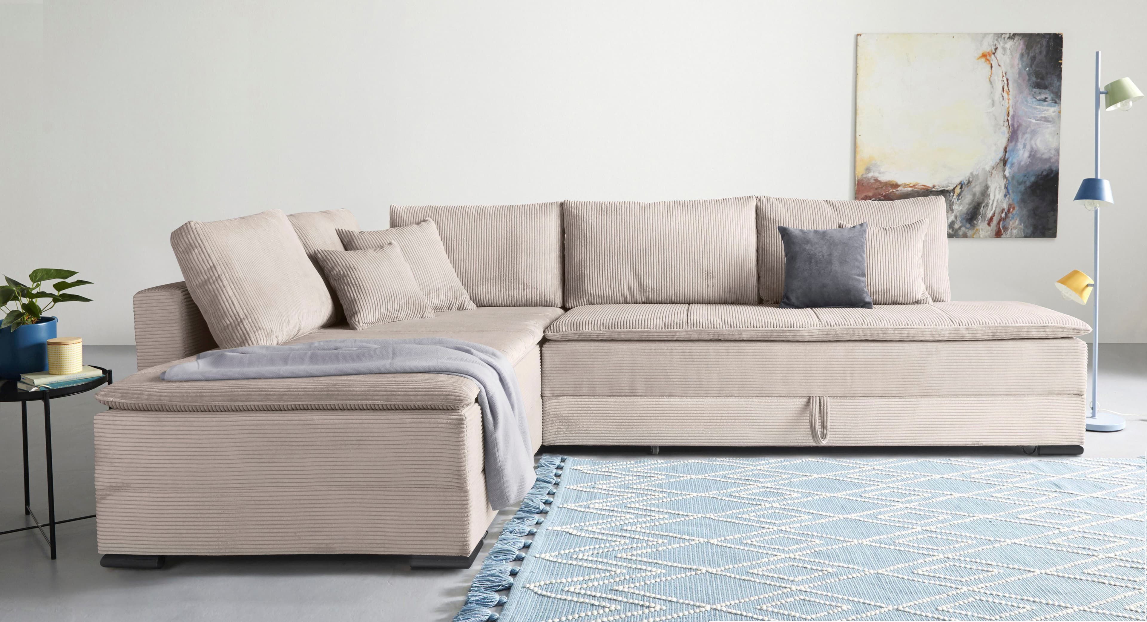 Home affaire Ecksofa Night & Day L-Form | Beige