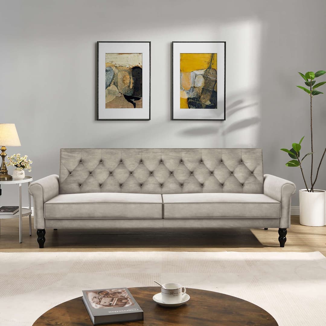 Dorel Home Schlafsofa Tyne | Beige