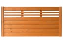 BM Massivholz Sichtschutzelement EA5Y-F1X 2 | Braun