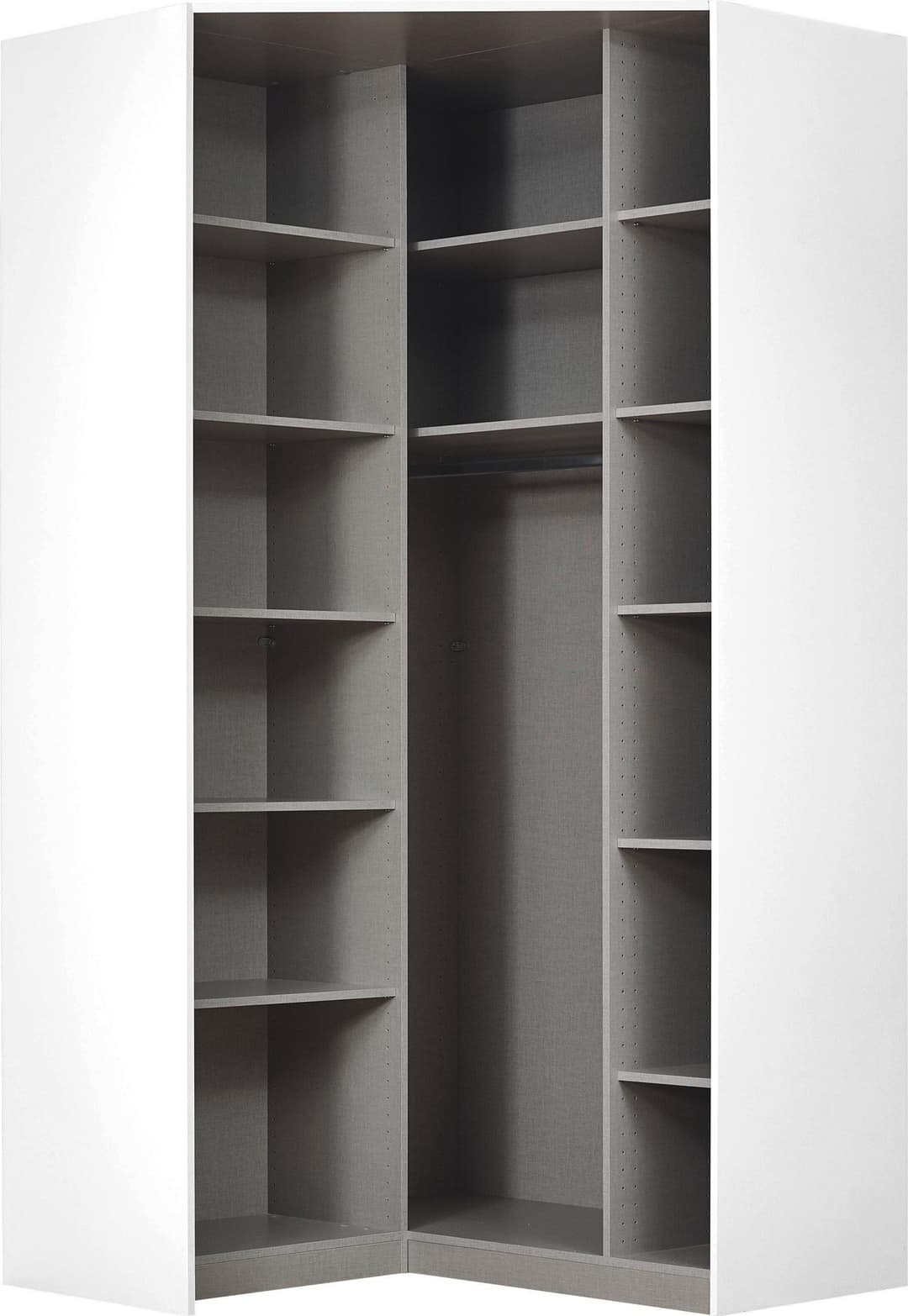OTTO home AGORDO Eckkleiderschrank | Weiß